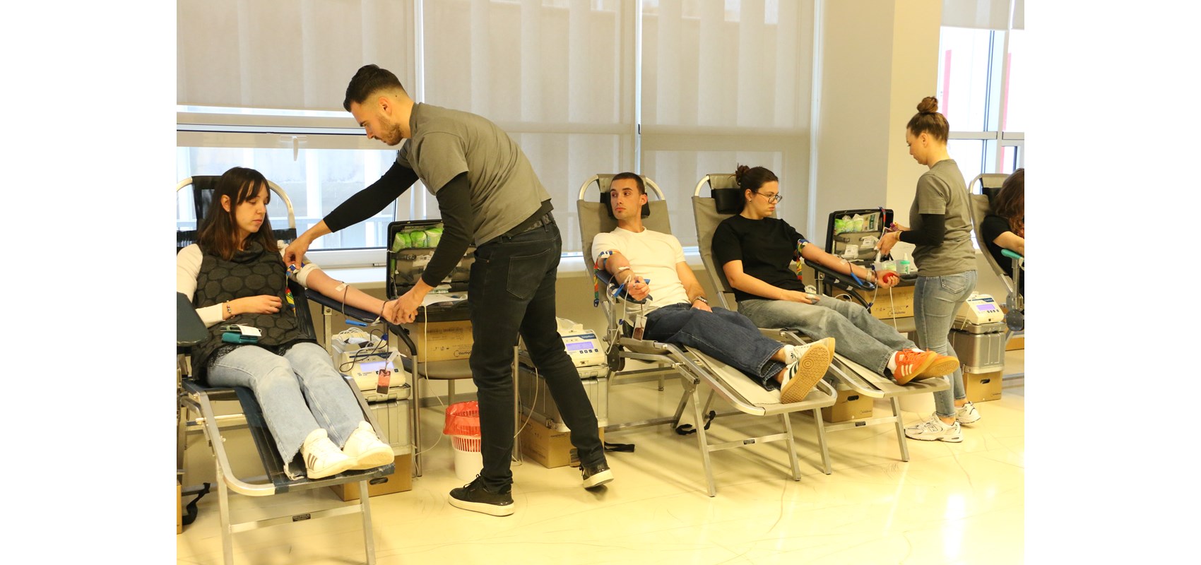 Studenti i djelatnici PMF-a ponovno pokazali humanost u akciji darivanja krvi